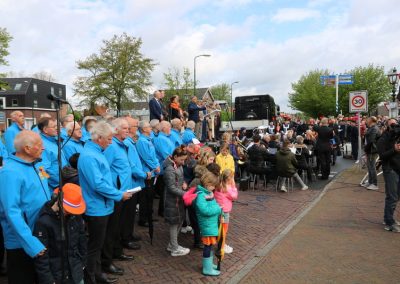 Optreden tijdens de aubade in Bunschoten